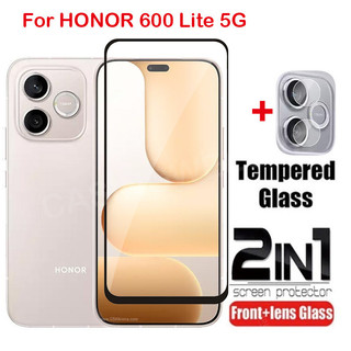 Bảo Vệ Màn Hình Cho Honor 600 Lite Pro 4G 5G 2026 Full Cover Kính Cường Lực Trong Suốt HD Bảo Vệ Chống Trầy Xước Phim