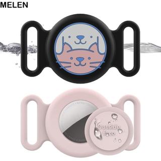 MELEN Vỏ Bảo Vệ AirTag Cho Thú Cưng, Vòng Cổ Silicon Chống Nước Chống Thất Lạc Họa Tiết Hoạt Hình Dễ Thương Cho Chó Mèo