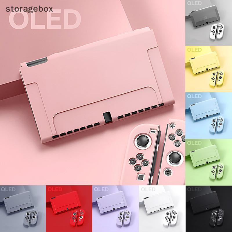 [Hộp lưu trữ] Vỏ bảo vệ Tương thích với bảng điều khiển OLED Nintendo Switch và Joy-Cons, Switch có thể được chèn vào làm bằng vỏ đẹp