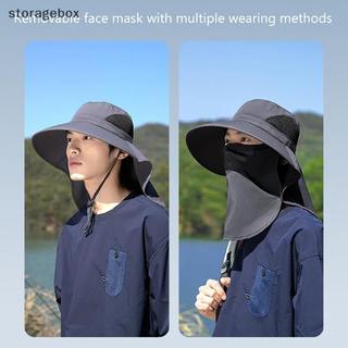 Hộp lưu trữ mũ ngư dân chống nắng và UV, phù hợp cho nam và nữ trong các hoạt động ngoại trời như cắm trại.