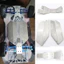 1 Bộ Thép Không Gỉ Kim Loại Ốp Lưng Khung Xe Giáp Bảo Vệ Tấm Trượt Cho 1 / 10 RC Xe Slash 4x4 Chuột Chết 727