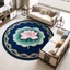 Thảm trải sàn bùn Lotus Diatom thấm nước chống trượt Thảm chân khô nhanh Phòng khách Thảm lông cừu pha lê Lối vào Thảm cửa