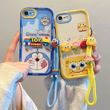 Ốp lưng IPhone 7 Ốp lưng IPhone 8 Ốp lưng IPhone Se 2020 Ốp IPhone Se 2022 Tương thích với 3D Hình búp bê Vỏ điện thoại mềm dễ thương TY-TYGZ
