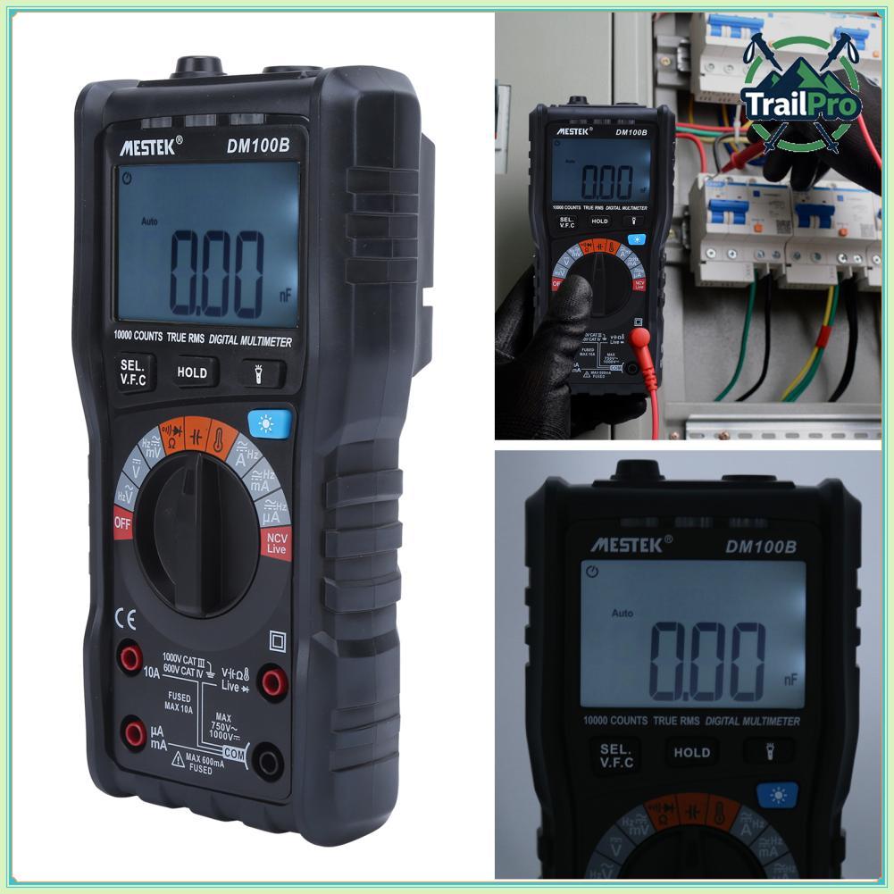 TrailPro Đồng hồ đo điện áp vạn năng DM100B di động cho ngành công nghiệp gia đình