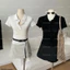 Áo Thun Nữ Cộc Tay Cổ Đức Khuy Cúc Ôm Body , Polo Cộc tay Cotton Mịn Thoáng Mát A2149