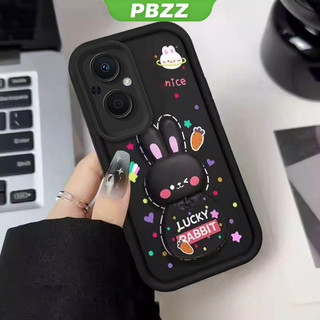 Ốp Lưng Cho OPPO Reno 7Z 5g Reno 7 Z 5g Reno 8z 5g Vỏ Điện Thoại Vỏ Mềm Silicon Chống Sốc Thiết Kế Mới Gương Thẩm Mỹ Thỏ Có Giá Đỡ JETZJ01