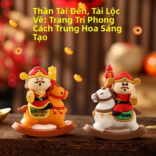 🔥2026 Năm Ngựa Bập bênh Ngựa Thần Tài Đồ Trang Trí Văn Phòng Sáng Tạo Nơi Làm Việc Đồ Trang Trí Tiền Ngay Đồ Trang Trí Xe Hơi