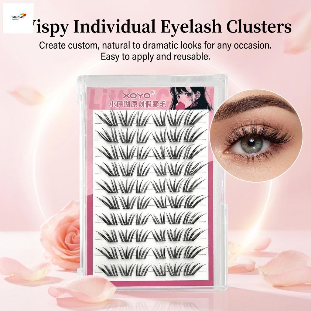 Phong Cách Pháp Khối Lượng Tự Nhiên Lông Mi Sợi Tổng Hợp C Curl Đen 9-13mm Có Thể Tái Sử Dụng