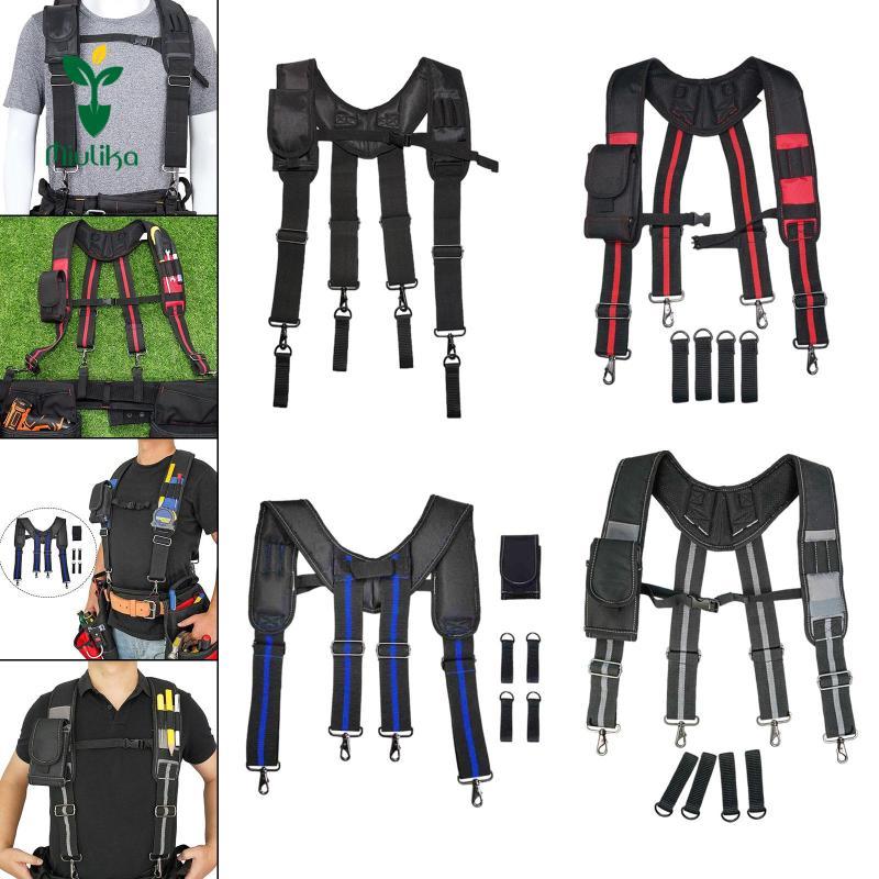 Miulika Heavy Duty Tool Belt Suspender với dây đeo có thể điều chỉnh Túi đựng dụng cụ để lợp thợ mộc làm việc
