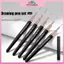 MYPANDA 5 Chiếc Móng Tay Nghệ Thuật Lót Bàn Chải Kích Thước Tranh Bút Thiết Kế Móng Tay 4 / 8 / 12 / 20 / 25mm Dụng Cụ Vẽ Cho Đường Dài Chi Tiết Mỏng Bút Làm Móng Tay.