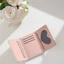 SQ11 2026 Ví Đựng Tiền Xu Ngắn PU Tinh Tế Thời Trang In Hình Mèo Đa Năng Như Quý Bà Đựng Thẻ