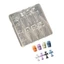 Treeling Professional Crosses Nail Stencil Nail Charm Kết cấu silicon trong suốt
