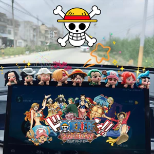 6-9 Chiếc One Piece Anime Nhân Vật Khỉ D. Luffy Zoro Sanji Nami Đảo Hành Động Hình Bộ Sưu Tập Đồ Chơi Búp Bê Để Trang Trí Bảng Điều Khiển Ô Tô