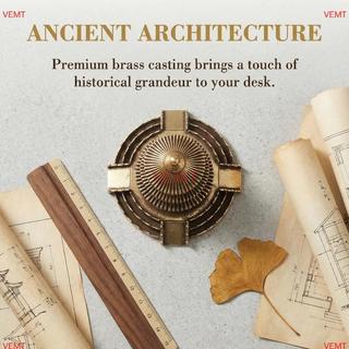 [VG] Đồng thau Trung Quốc Xây dựng thị trấn cổ Các bức tượng nhỏ Kiến trúc lịch sử Trang trí nội thất Để bàn sưu tập Quà tặng cao cấp cho tân gia MỚI
