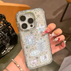 Bản đồ sao trái tim hồng Đối với trường hợp iPhone 15promax iPhone 16Flash Drill Case 11