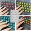 Cinna Thiết Thực Mặt Dây Chuyền Khuôn Bàn Phím Hình Chữ Cái Handmade Trang Trí Khuôn Kết Cấu Silicon Cho Đất Sét Sáp Và Nhựa Craf