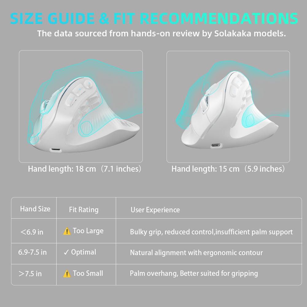 Chuột tiện dụng không dây SOLAKAKA E9 USB Bluetooth 10 phím có thể lập trình 45 ° Chuột dọc MMO | BigBuy360 - bigbuy360.vn