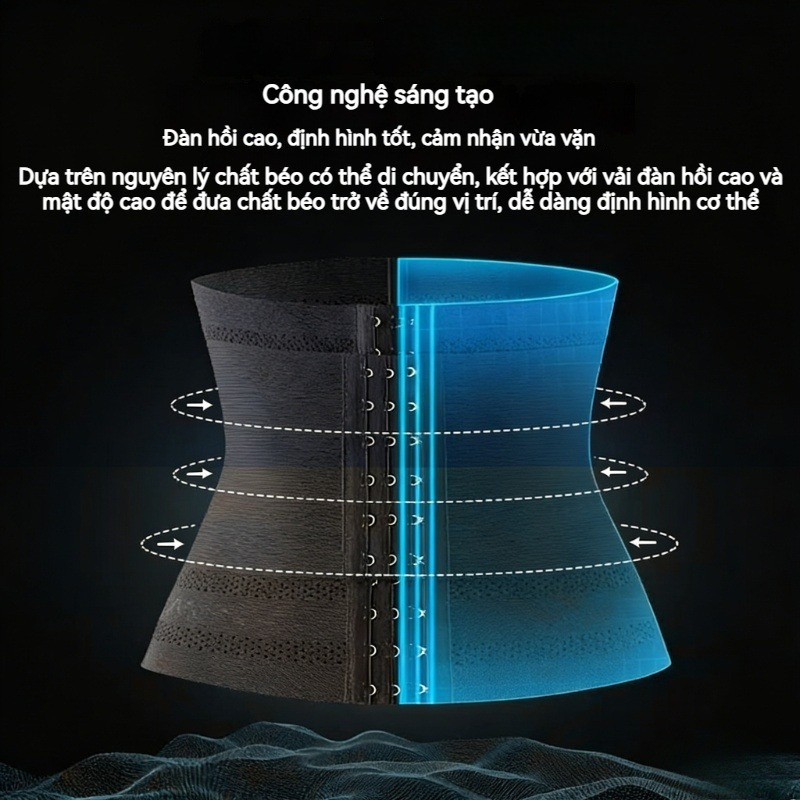 Áo nịt bụng định hình cơ thể, Đai bụng làm thon eo,định hình cơ thể và eo, e siết chặt bụng nhỏ,Gen Nịt Bụng Chống Cuộn