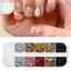 PUSKY 1mm Mini Ngôi Sao Lấp Lánh Móng Tay Lấp Lánh Tình Yêu Trang Trí Móng Tay Móng Tay Thiết Kế Salon Phụ Kiện Dễ Thương DIY Nail Art Design VN