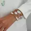 Bộ 3 Vòng Tay Ngọc Trai Giả Phong Cách Mới, Thích Hợp Cho Đám Cưới Và Thời Trang Hàng Ngày