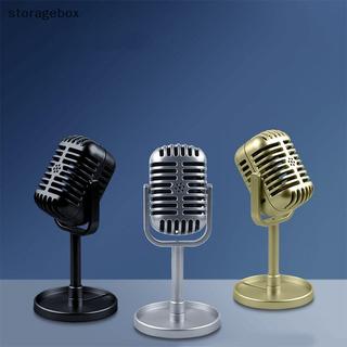 [Hộp lưu trữ] Micrô giọng hát năng động cổ điển Phong cách cổ điển Mic đa năng Mẫu đứng đẹp