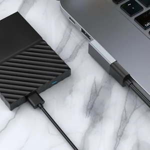 ONE USB 3 0 Bộ chuyển đổi nam sang nữ Mở rộng bộ chuyển đổi góc phải 90 độ