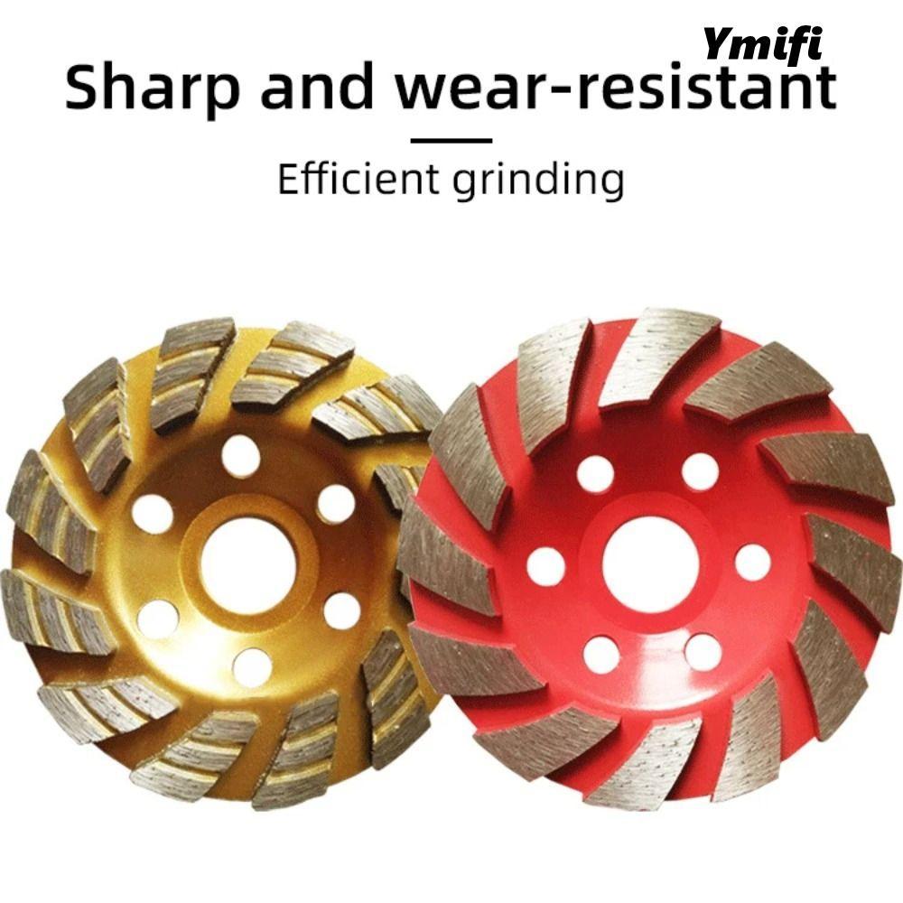 Đĩa mài YMIFI, Bánh mài chống trượt 100mm, Độ cứng cao Đĩa khắc gỗ chống mài mòn chuyên nghiệp cho bê tông Đá Granite gốm
