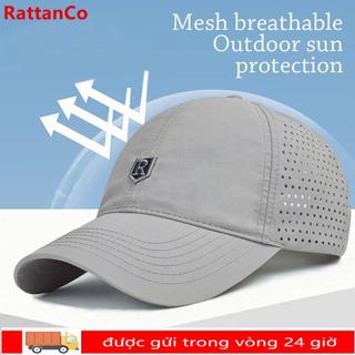 Mũ Bóng Chày RATTANCO Chống Nắng & Tia UV, Thích Hợp Cho Nam Và Nữ Mùa Hè