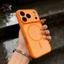 Ốp điện thoại mới từ tính cho iPhone 12 13 14 15 16 17 Pro Max 11 vỏ silicon + PC Vỏ bảo vệ chống sốc toàn diện từ tính