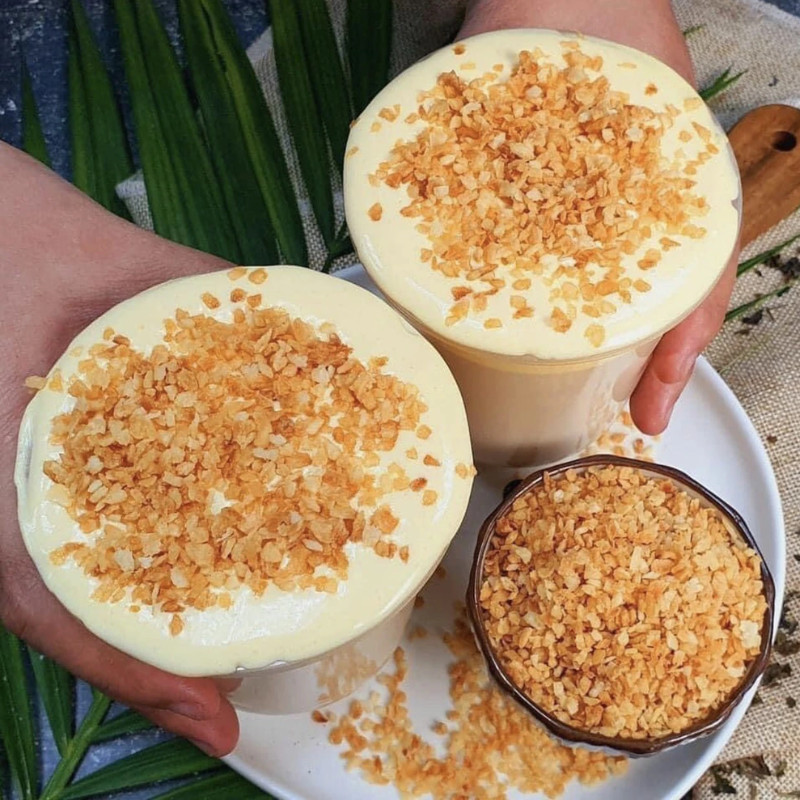 Vụn Dừa Nướng Jinniya Gói 1kg, Topping Thơm Ngon Béo Ngậy Giòn Rụm Cho Mọi Món Ăn