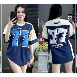 Bộ sưu tập Áo Phông Rộng Tay Lỡ Chất Liệu Su   size 38-56kg mặc thoải mái de la viee-Thu Ba