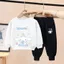 Cinnamoroll Bé Gái Bộ Áo Khoác Hợp Thời Trang Xuân Thu, Trang Phục Thể Thao Dễ Thương Hai Mảnh