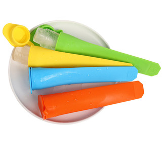Khuôn Silicon Ice Pop Kèm Nắp Thực Phẩm Silicon Ice Pop Khuôn Cho Sữa Chua Que Nước Trái Cây Kẹo Pops