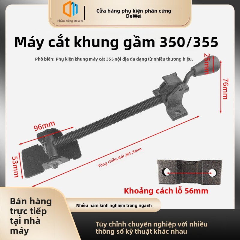 350 Máy Cắt Phụ Kiện Work Piece Fixture Vít Nhanh Đai Ốc Lắp Ráp Cố Định Mảnh Làm Việc Thép Buộc Cố Định Kẹp IJJI