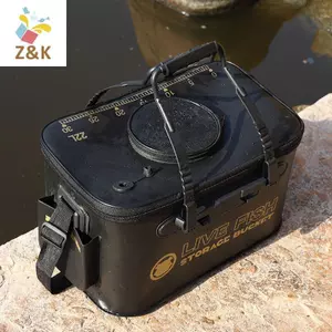 Xô Câu Cá Gấp Được ZK-EVA, Đựng Cá Sống và Nhiều Chức Năng khác