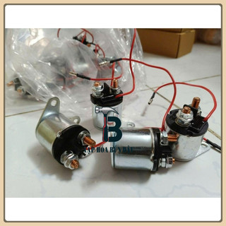 Rơ Le Đề Khởi Động Máy Phát Điện 2KW 3KW Dùng Cho Động Cơ Xăng 168F, GX160, GX200 (Rơle Bình Ắc Quy 12V)