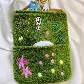 Phim hoạt hình Nhật Bản Hàng xóm của tôi Totoro Lamb Fleece Túi xách đeo vai thêu