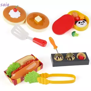 SAIA Đồ chơi giảm căng thẳng giáo dục: bánh Pudding thạch, Hamburger, rau củ cho nhà bếp Giáng sinh