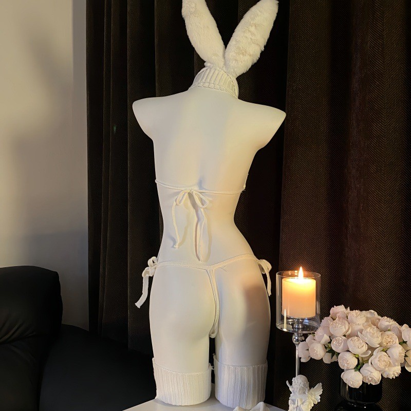 Pure Desire Dây Áo Len Retro Cổ Rùa Gợi Cảm Hai Chiều