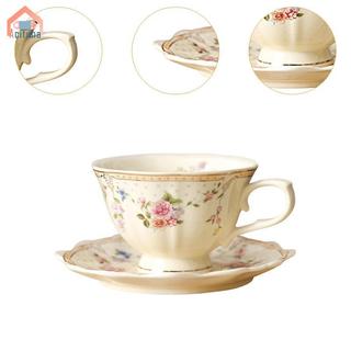 Cốc Cà Phê Gốm Có Đĩa Tiện Ích Trang Trí Ảnh Đạo Cụ Cappuccino Cup