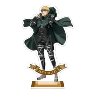 Mô hình Standee Attack on Titan Erwin Hange LEvi Eren Army Mikasa Jean Sasha 15 Phụ kiện trang trí để bàn góc học tập