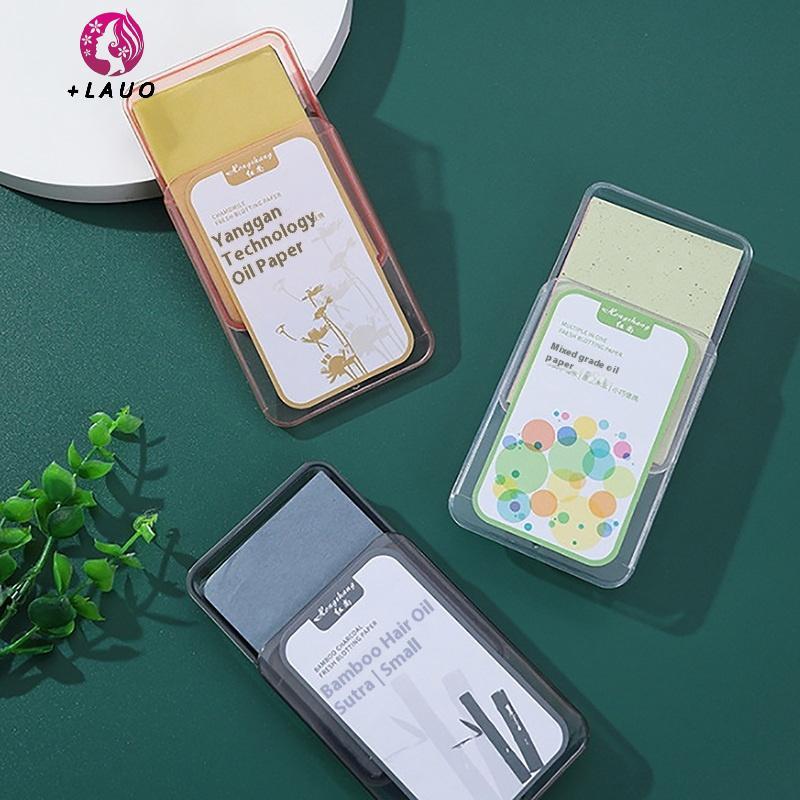 Springevenstar 300 Chiếc Giấy Hấp Thụ Dầu Mặt Khăn Lau Kiểm Soát Dầu Mùa Hè Tấm Hấp Thụ Giấy Dầu Làm Sạch Mặt Dụng Cụ Trang Điểm Da Mặt Springevenstar