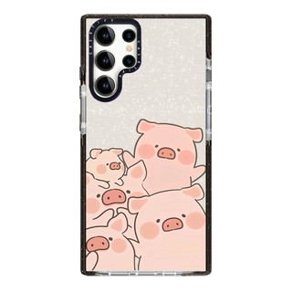 Ốp lưng Gitter Piggy Fulfills Phone Case cho Samsung Galaxy S26 25 24 23 22 UItra S25 24 Plus Vỏ bảo vệ chống sốc