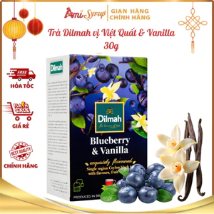 Trà Dilmah Vị Việt Quất & Vanilla 30g, Hương Vị Tinh Tế Cho Buổi Sáng Đầy năng Lượng