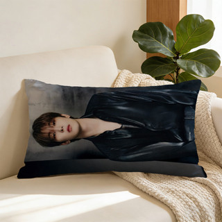 Thành viên SEVENTEEN, Jeon Wonwoo, Vỏ gối hình chữ nhật bằng Polyester in một mặt, Trang trí nội thất (Không bao gồm chèn gối).