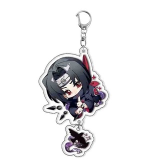 Anime Naruto Shippuden Uzumaki Kakashi SASUKE Mặt Dây Chuyền Hình Acrylic Móc Khóa Móc Khóa Bộ Sưu Tập Mô Hình Qu