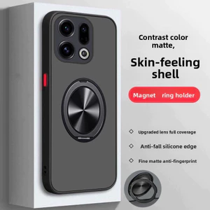 360 Vòng Đứng Từ Tính Cứng PC Ốp Lưng Bảo Vệ Mặt Sau Cho OPPO Find X9 Pro Dành Cho Find X9 X8 Pro X8S + X8 X7 Ultra X6 X5 X3 Reno 15 14 Pro PRO Vỏ Điện Thoại