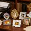 Thu Nhỏ Khung Hình Cổ Nhựa Nhỏ Vintage Trang Trí Chụp Ảnh 9 Miếng Mini DIY Hình Hiển Thị jiwvn