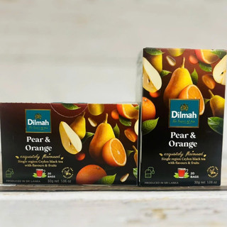 Trà Dilmah Hương Lê & Cam 30g (20 Túi Lọc) – Lê Ngọt Dịu Hòa Cam Thanh Mát, Đậm Vị Trà