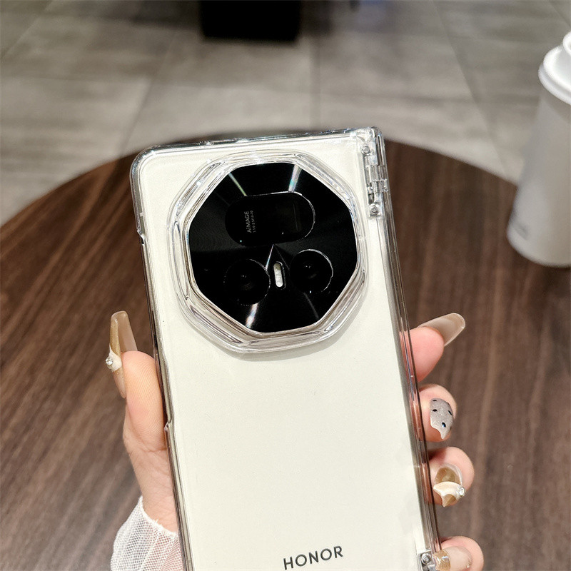 Micro-matte Feel Spring Bản Lề Case Funda Cho Honor Magic V5 V 5 Vỏ Phim Bảo Vệ Kính